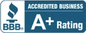 BBB Accredited Business - A+ Rating