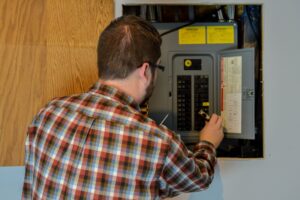 electrical-panel-inspection-by-technician