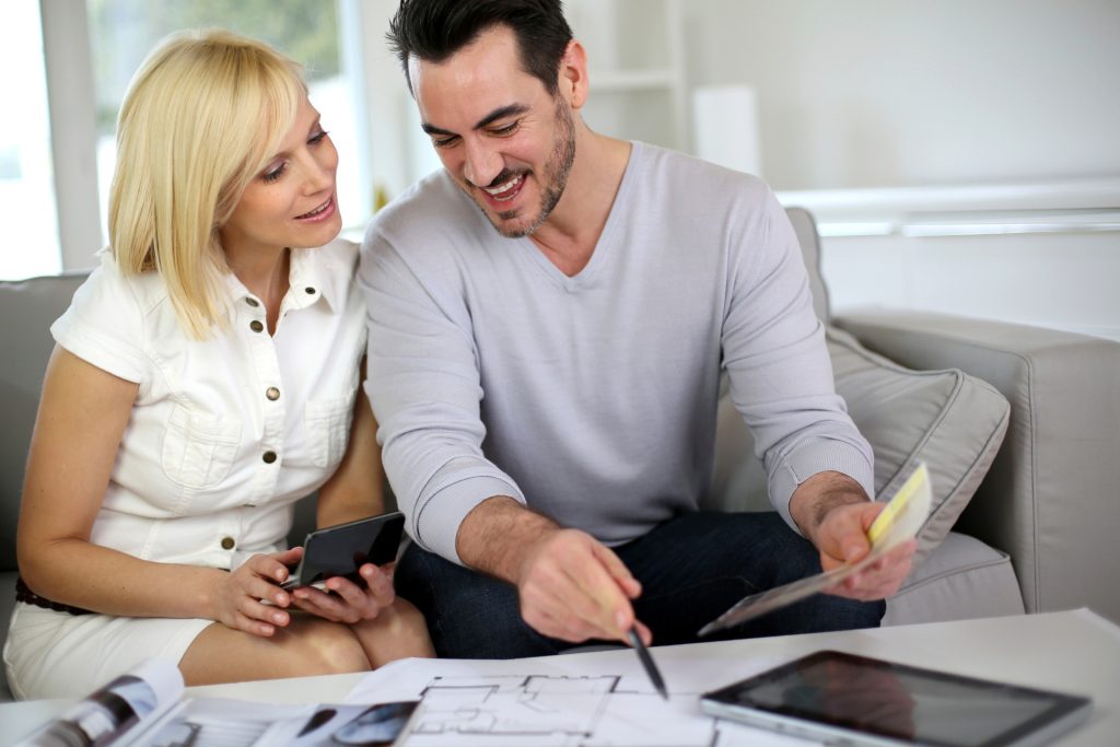 Couple Reviewing Plans