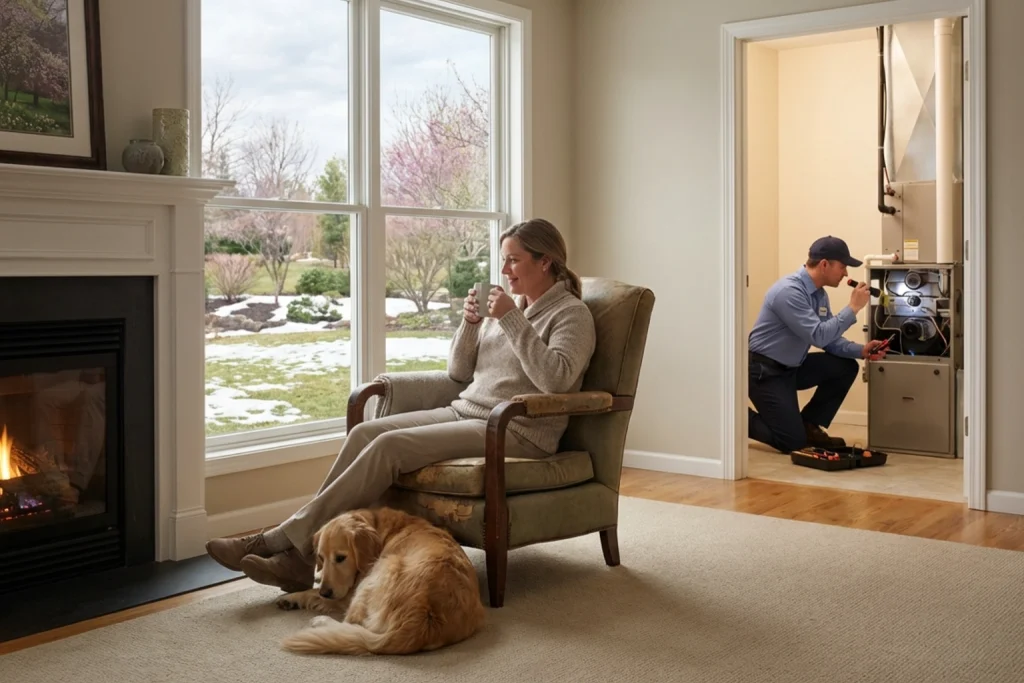 End-of-winter furnace check supporting comfort and efficiency